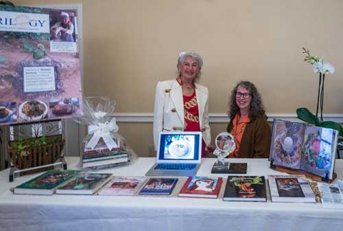 Parisa Ambwani and Suzanne at book signing